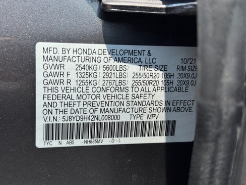 Used 2022 Acura MDX FWD w/ Technology Package image 45