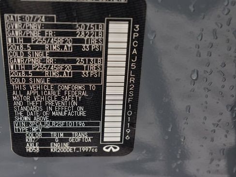 Certified 2025 INFINITI QX55 Sensory w/ Lighting Package image 41