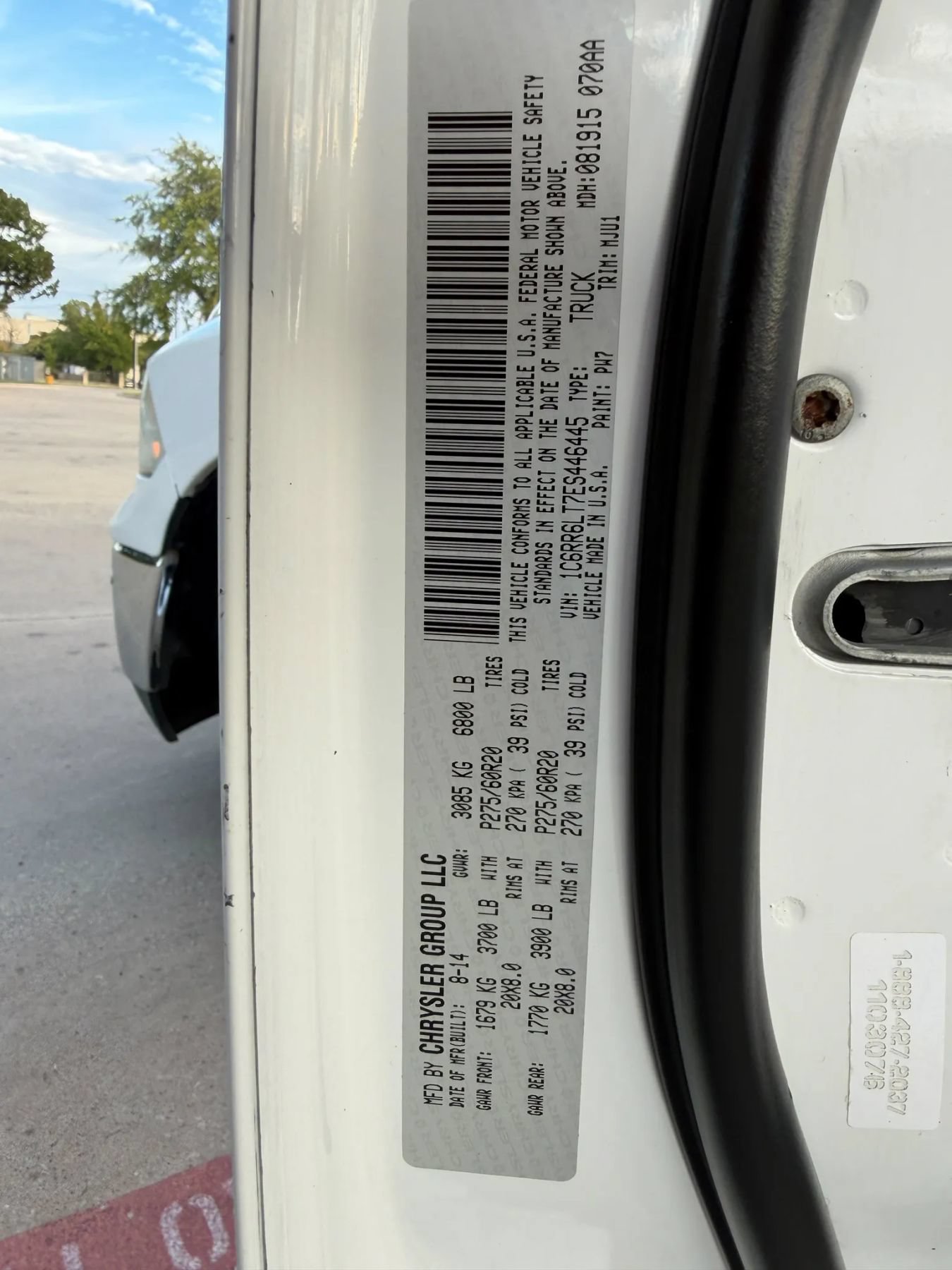 Used 2014 RAM 1500 Lone Star RWD image 3