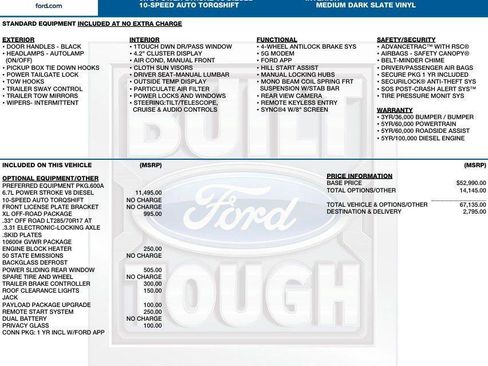 New 2026 Ford F250 XL w/ XL Off-Road Package image 2