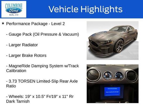 Certified 2020 Ford Mustang GT Premium w/ Performance Package - Level 2 RWD image 8