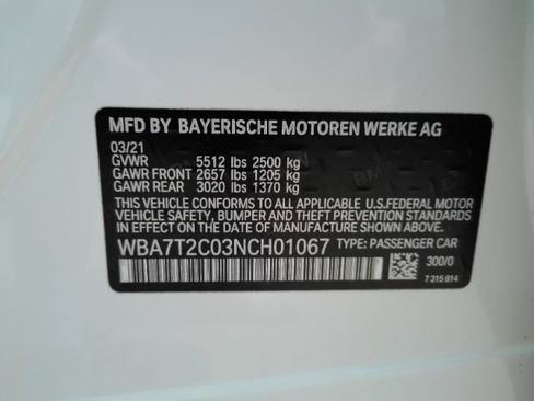 Used 2022 BMW 740i RWD image 55