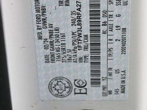 Used 2024 Ford F150 XLT w/ Equipment Group 302A MID AWD/4WD image 33