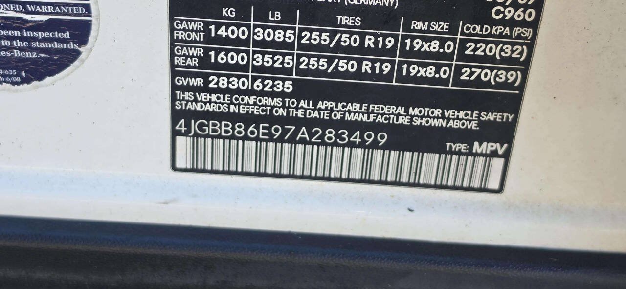 Used 2007 Mercedes-Benz ML 350 4MATIC image 10
