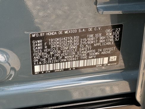 Used 2024 Honda HR-V EX-L image 28