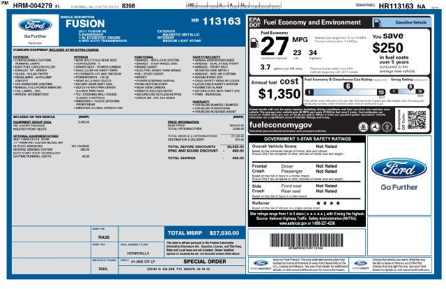 Used 2017 Ford Fusion SE FWD image 29