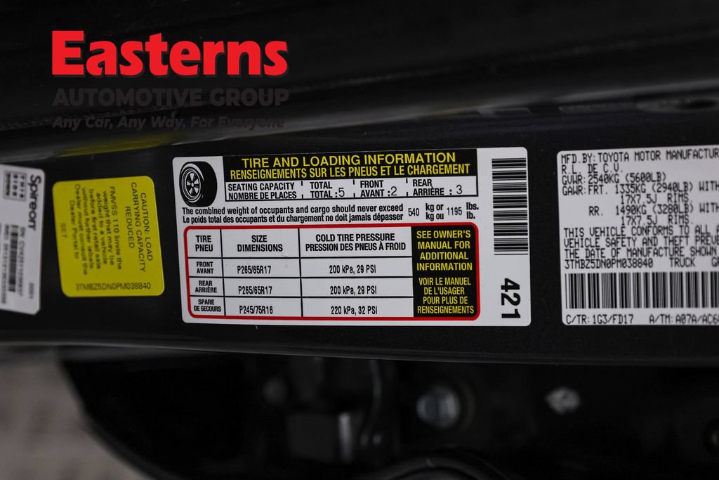 Used 2023 Toyota Tacoma TRD Sport w/ Advanced Technology Package RWD image 37