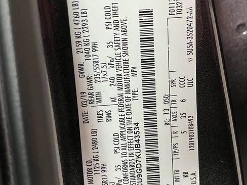 Certified 2019 Ford Escape SE AWD/4WD image 17