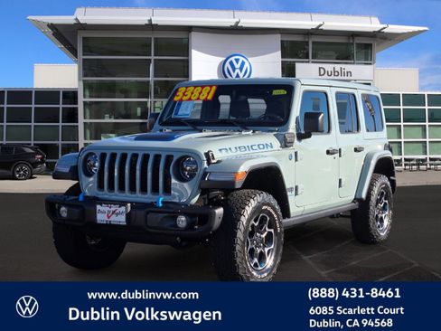 Used 2023 Jeep Wrangler Unlimited Rubicon 4xe w/ Steel Bumper Group image 8