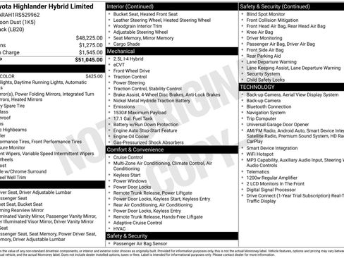 Used 2024 Toyota Highlander Limited image 25