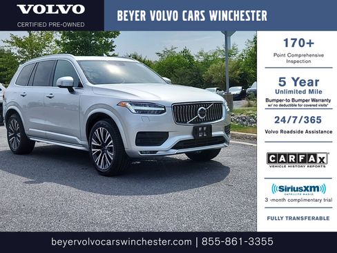 Certified 2022 Volvo XC90 T6 Momentum w/ Climate Package image 1