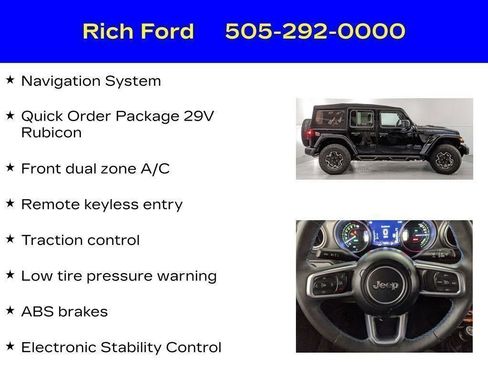 Used 2023 Jeep Wrangler Unlimited Rubicon 4xe AWD/4WD image 21