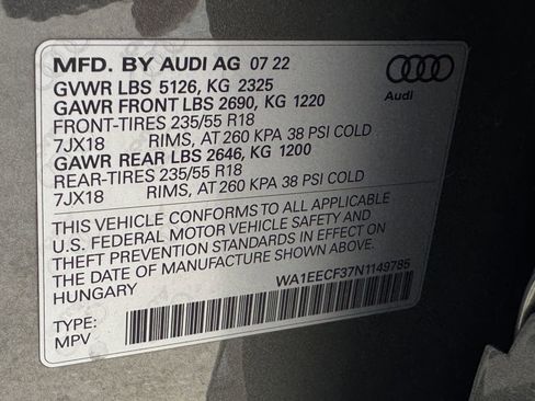 Used 2022 Audi Q3 2.0T Premium Plus w/ Premium Plus Package AWD/4WD image 29