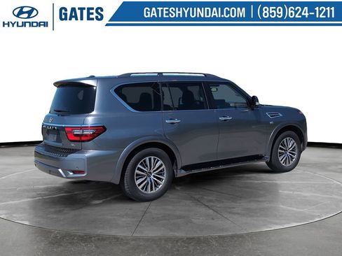 Used 2021 Nissan Armada SL w/ Captain's Chairs Package AWD/4WD image 2
