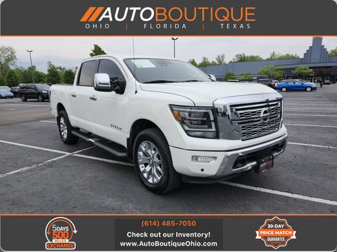 Used 2021 Nissan Titan SL w/ Moonroof Package AWD/4WD image 1