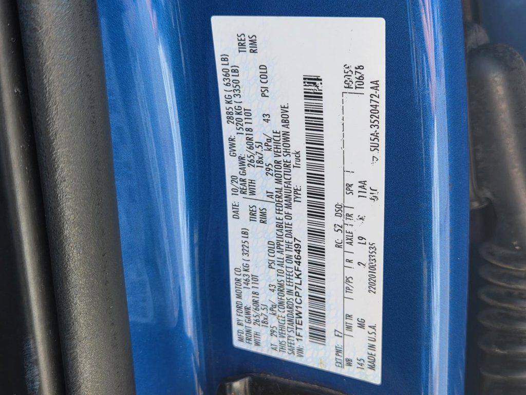 Used 2020 Ford F150 XLT w/ Equipment Group 302A Luxury RWD image 48