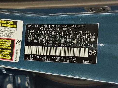 Used 2026 Toyota Camry SE FWD image 29