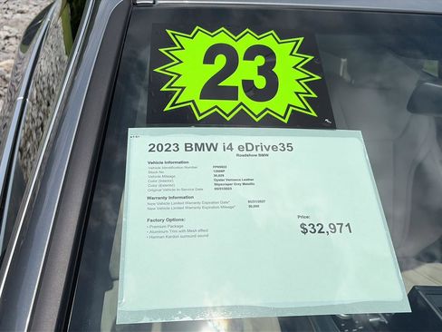 Used 2023 BMW i4 eDrive35 w/ Premium Package RWD image 20