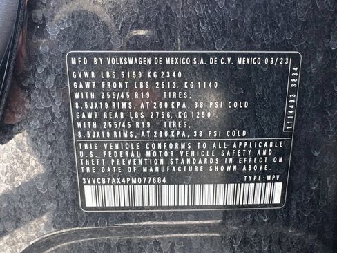 Certified 2023 Volkswagen Tiguan SE R-Line FWD image 14