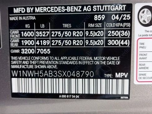 Certified 2025 Mercedes-Benz G 63 AMG 4MATIC image 21