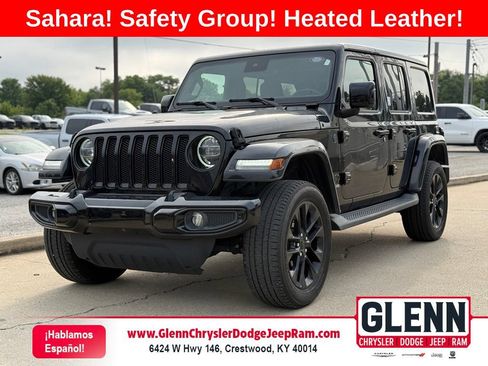 Used 2021 Jeep Wrangler Unlimited Sahara AWD/4WD image 1
