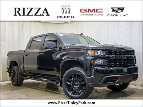 Used 2021 Chevrolet Silverado 1500 Custom Trail Boss w/ Safety Confidence Package AWD/4WD image 1