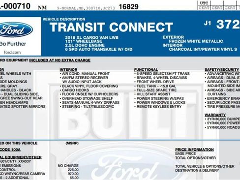 Used 2018 Ford Transit Connect XL image 2