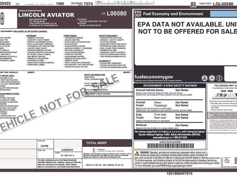 Used 2020 Lincoln Aviator Reserve w/ Equipment Group 202A image 2