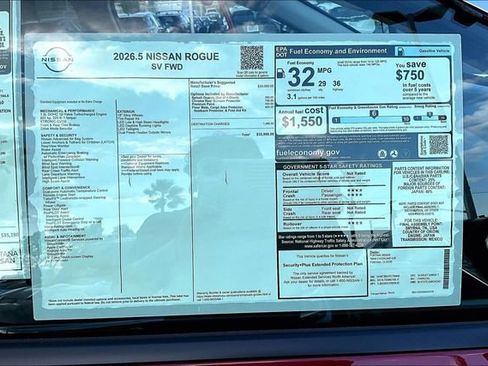New 2026 Nissan Rogue SV image 12