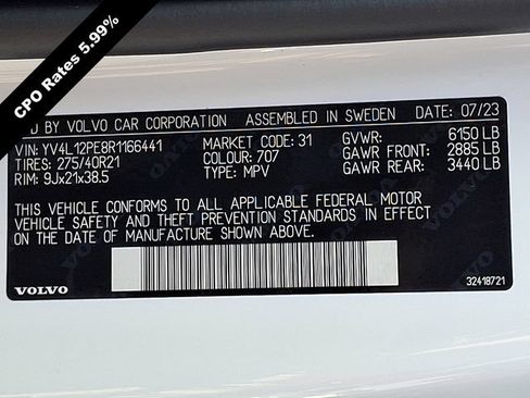 Certified 2024 Volvo XC90 B5 Plus w/ Protection Package Premier AWD/4WD image 30