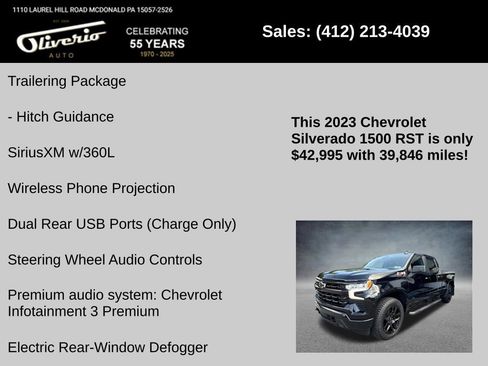 Used 2023 Chevrolet Silverado 1500 RST AWD/4WD image 16