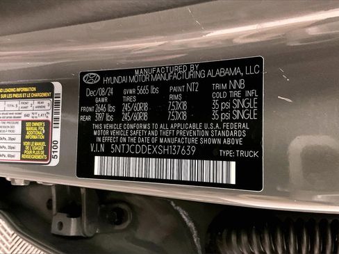 Certified 2025 Hyundai Santa Cruz SEL image 30