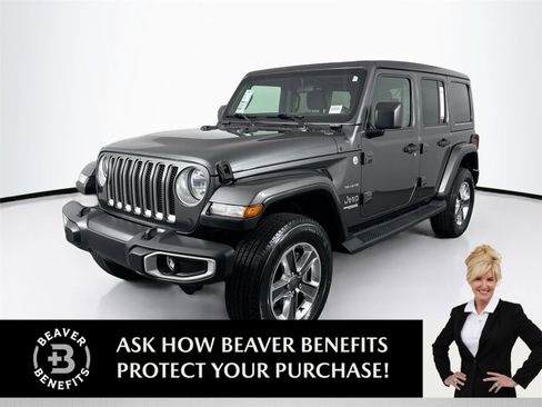 Used 2021 Jeep Wrangler Unlimited Sahara AWD/4WD image 1