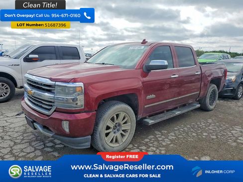 Used 2016 Chevrolet Silverado 1500 High Country w/ High Country Premium Package AWD/4WD image 1