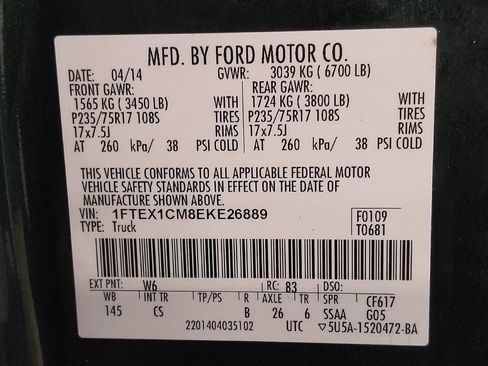 Used 2014 Ford F150 XL w/ Power Equipment Group RWD image 33