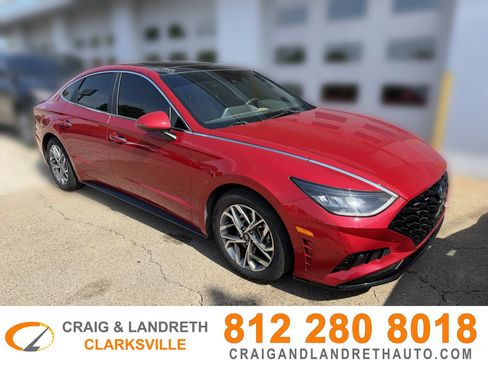Used 2020 Hyundai Sonata SEL w/ Premium + Sunroof Package FWD image 1