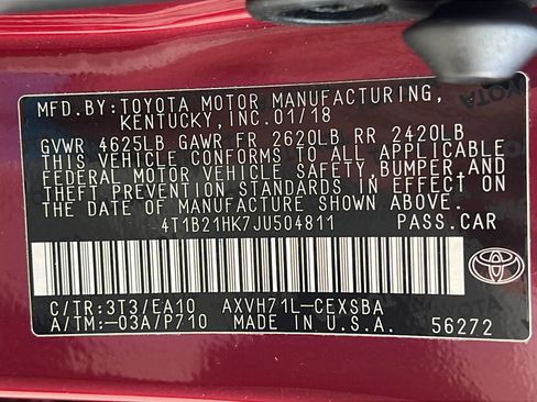Used 2018 Toyota Camry SE FWD image 22