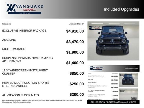 Used 2019 Mercedes-Benz G 550 w/ Exclusive Interior Package image 9