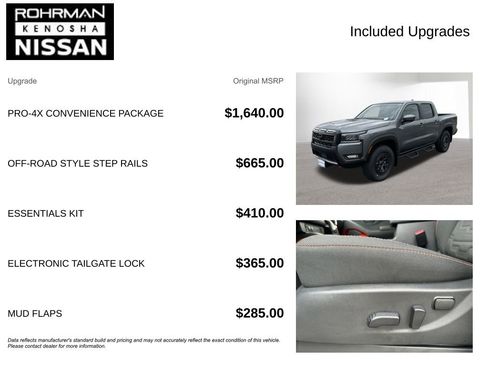 New 2026 Nissan Frontier PRO-4X w/ Pro-4x Convenience Package image 4