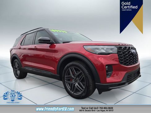 Certified 2025 Ford Explorer ST w/ Sun And Sound Package RWD image 1