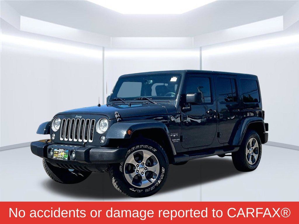 Used 2017 Jeep Wrangler Unlimited Sahara w/ Connectivity Group AWD/4WD image 2