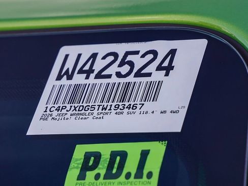 New 2026 Jeep Wrangler Unlimited Sport AWD/4WD image 29