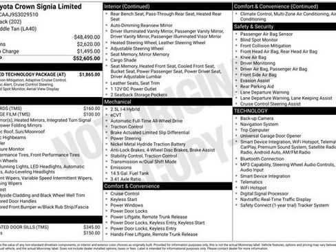 Certified 2025 Toyota Crown Signia w/ Advanced Technology Package AWD/4WD image 31