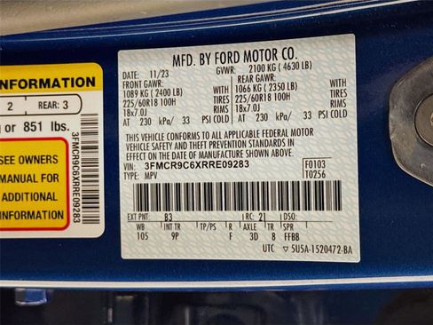 Certified 2024 Ford Bronco Sport Outer Banks w/ Tech Package image 33