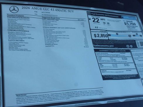 New 2026 Mercedes-Benz GLC 43 AMG 4MATIC image 35