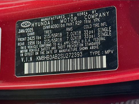 Used 2025 Hyundai Kona SEL FWD image 12