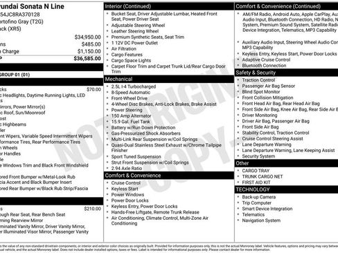 Used 2024 Hyundai Sonata N Line image 16