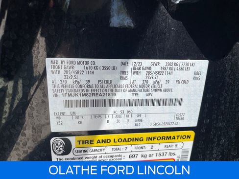 Used 2024 Ford Expedition Max Platinum AWD/4WD image 21