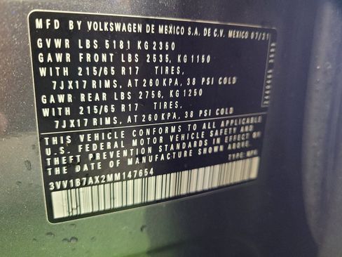 Used 2021 Volkswagen Tiguan S FWD image 33