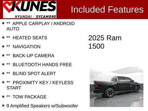 Used 2025 RAM 1500 Big Horn AWD/4WD image 2